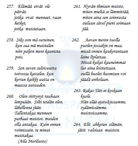 Värssyt 257 - 264