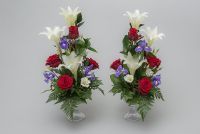 6) Lilja - Ruusu - Eustoma